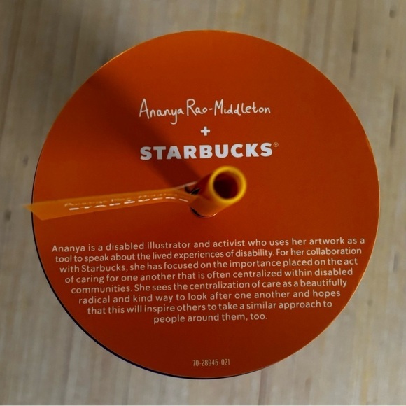 NWT Starbucks + Ananya Rao-Middleton cold cup - Picture 5 of 6